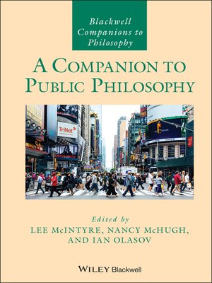 cover image of A Companion to Public Philosophy